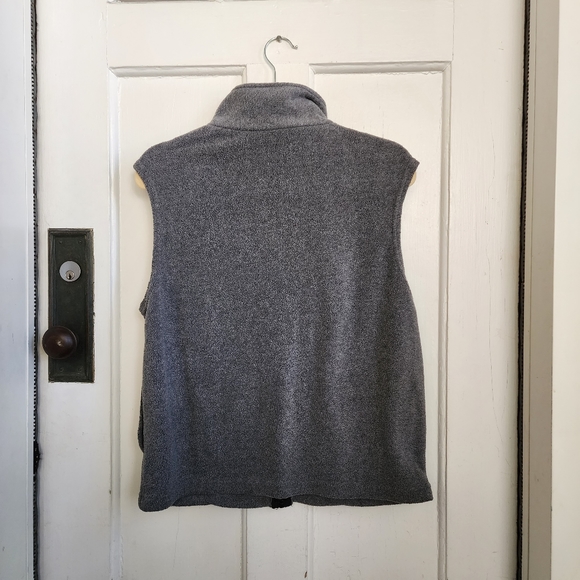 USA Olympic Committee Gray Fleece Zip Up Vest, Sz M - Picture 8 of 8